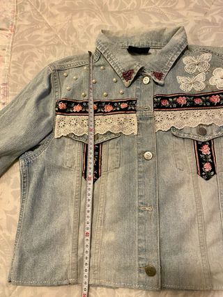 CHAQUETA VAQUERA M / L CUSTOM HIPPIE BOHO CHIC