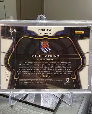 MERINO REAL SOCIEDAD PANINI SELECT 22/23 GOLD /10