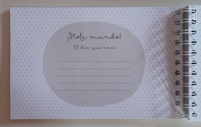 Álbum ¡hola mundo! Mi primer añito