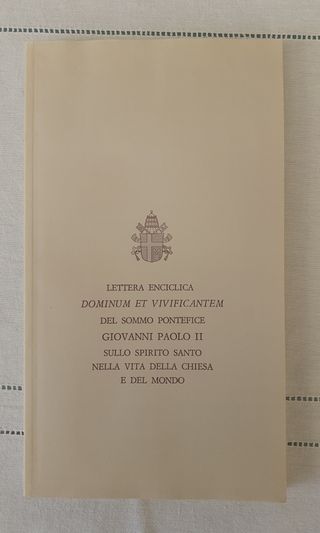 Lettere Enciclica Dominum et Vivificantem Giovanni