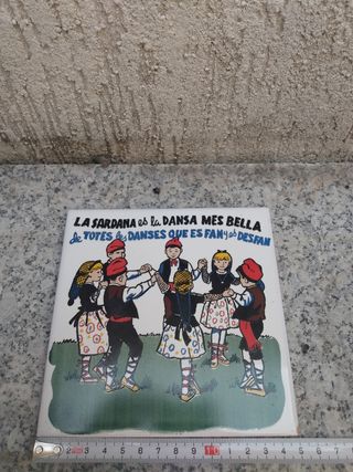Azulejo decorativo danza la sardana
