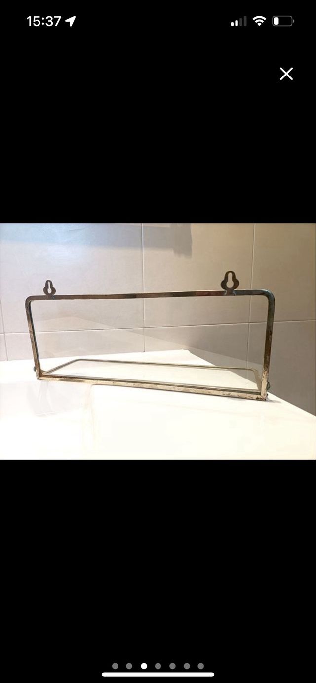 Repisa de baño vintage