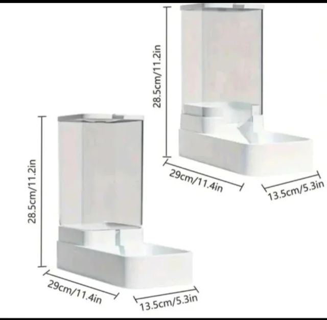 Comedero y bebedero mascotas grande  ⚡