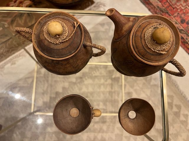 Set di teiera e tazze