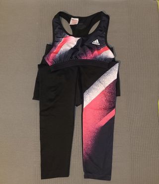 Conjunto de Top e Leggings de Ginástica ADIDAS