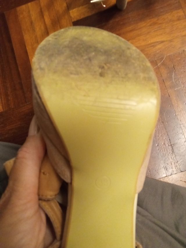 Sandali tacco alto rosa cipria