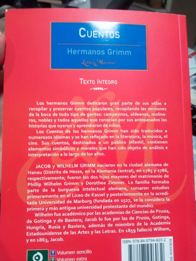 Cuentos. Hermanos Grimm 