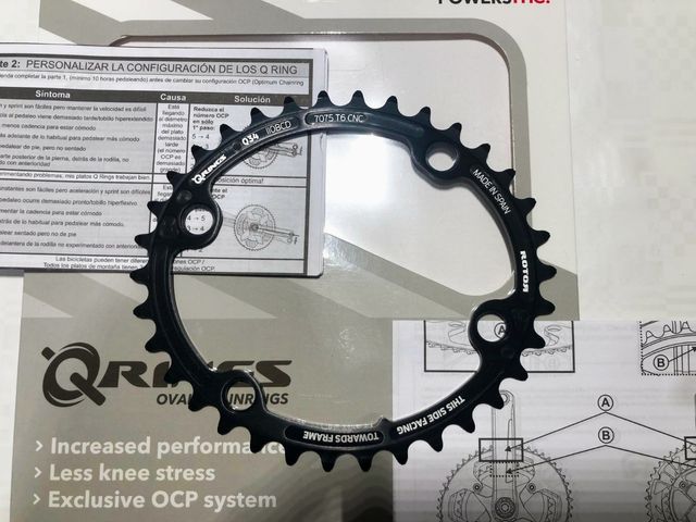 PLATELLO ROTOR OVALE IN ALLUMINIO