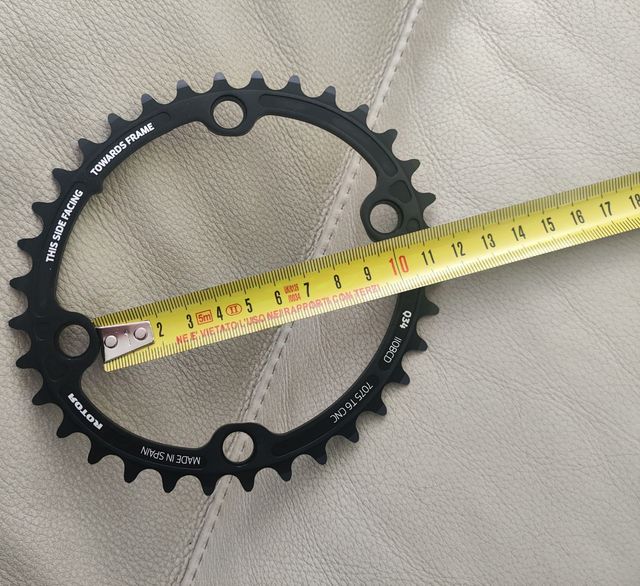 PLATELLO ROTOR OVALE IN ALLUMINIO