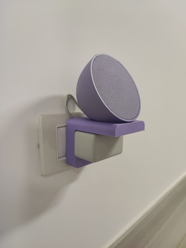 Supporto Amazon Echo Pop/Dot/Spot - no fori muro