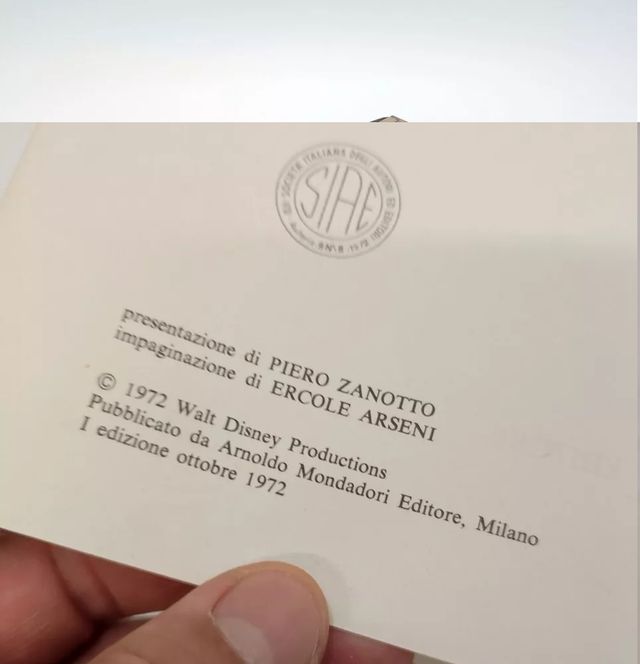 3 albi Walt Disney grande formato primi anni 70