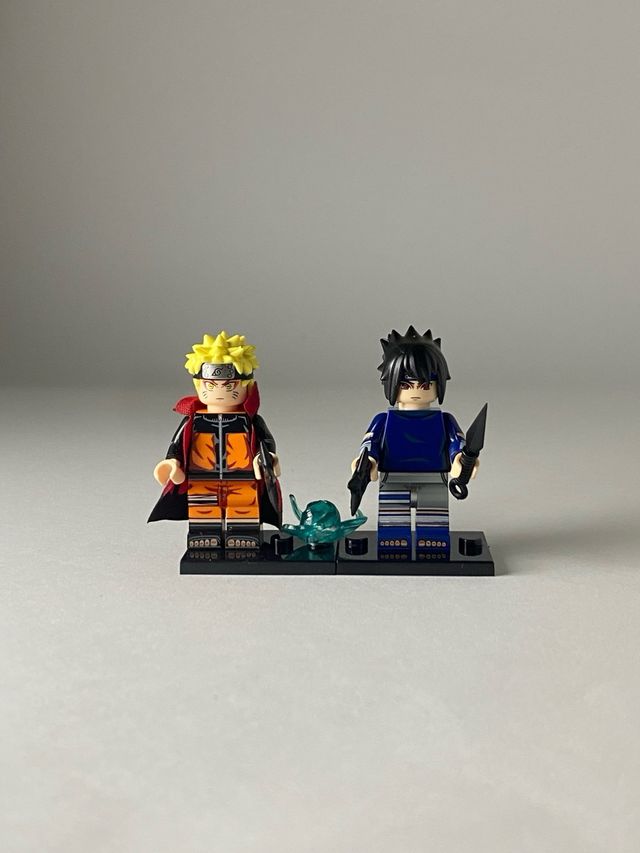 Naruto and Sasuke - Figurine Type Lego Naruto 