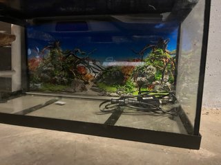 Acuario 40L peces con bomba de agua y luz