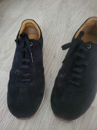 Zapatillas casual  azul marino, Zara N42
