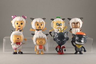 Colección figuras PVC Pleasant Goat Big Big Wolf