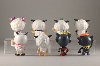 Colección figuras PVC Pleasant Goat Big Big Wolf
