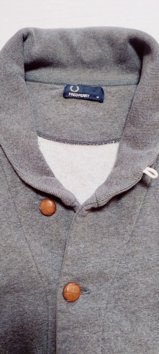 Cárdigan Fred Perry gris talla M