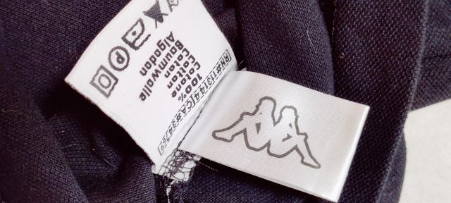 Polo negro kappa talla L