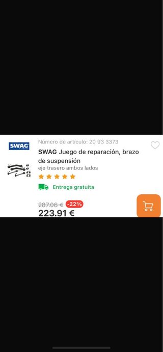 Juego brazo suspension bmw x5 e53