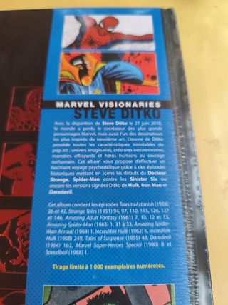 Comic Francés "Marvel visionaries" 1000ex
