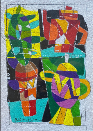 Ugo Nespolo (1941) - Fantasia 2011