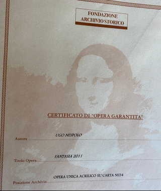 Ugo Nespolo (1941) - Fantasia 2011