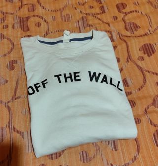 Sudadera blanco roto Vans