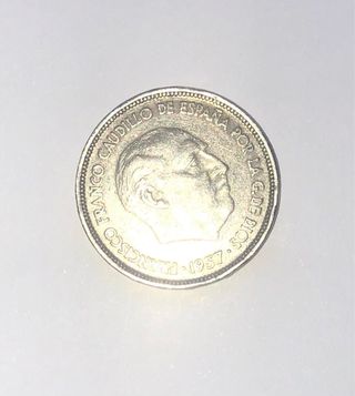 Se vende moneda de 25 pesetas 