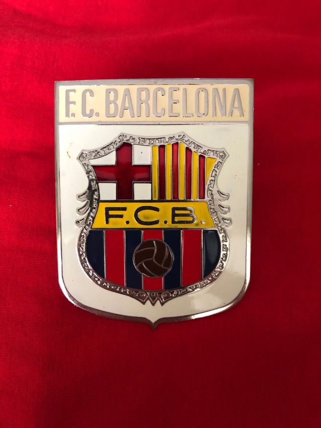 Placa FCB Futbol Club Barcelona Vespa Lambretta