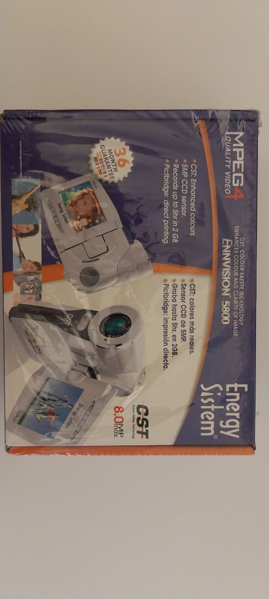 Camara de Vídeo NUEVA. Ennvision 5800 EnergySistem