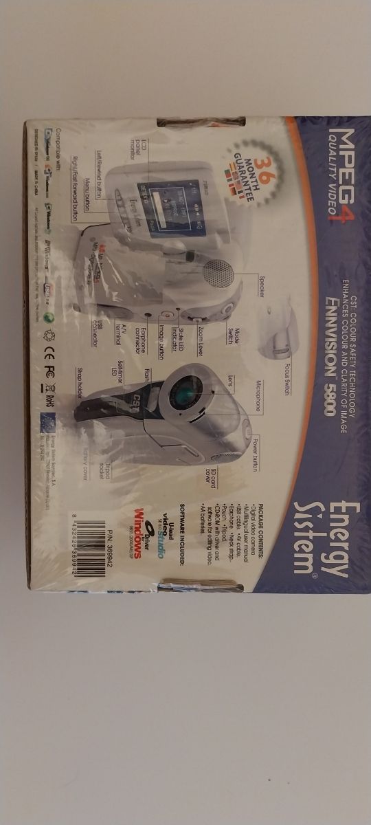 Camara de Vídeo NUEVA. Ennvision 5800 EnergySistem