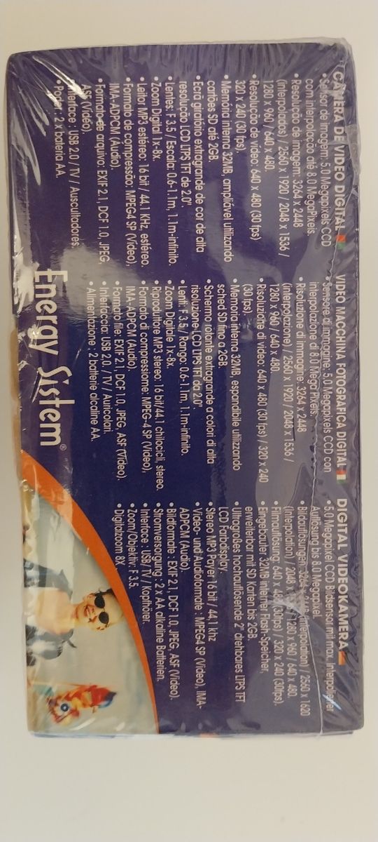 Camara de Vídeo NUEVA. Ennvision 5800 EnergySistem