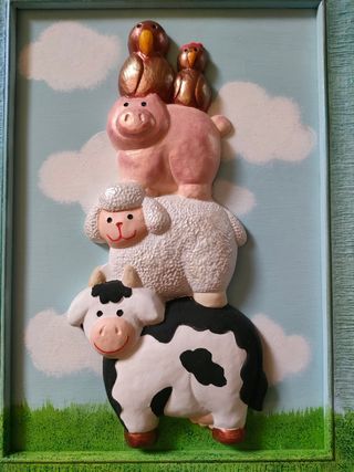 Quadretti per bimbi, angelo custode