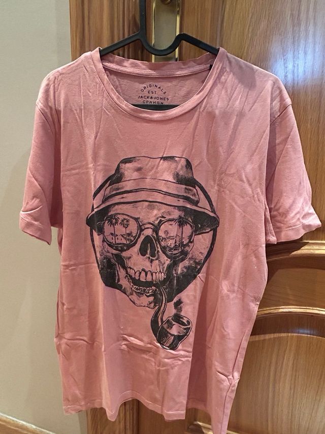 Camiseta jack & jones color carne