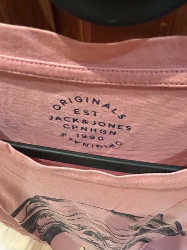 Camiseta jack & jones color carne