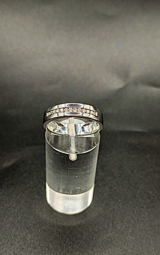 ANILLO ORO BLANCO 18 KT CON DIAMANTES