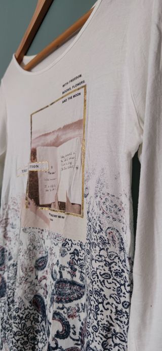 Camiseta media manga S