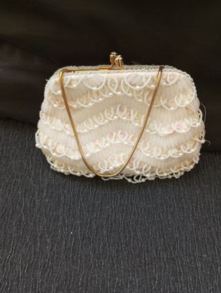 Bolso de fiesta color blanco
