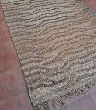 Tappeto in sisal a righe