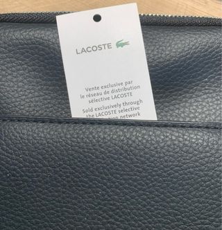 Lacoste flat crossover bag