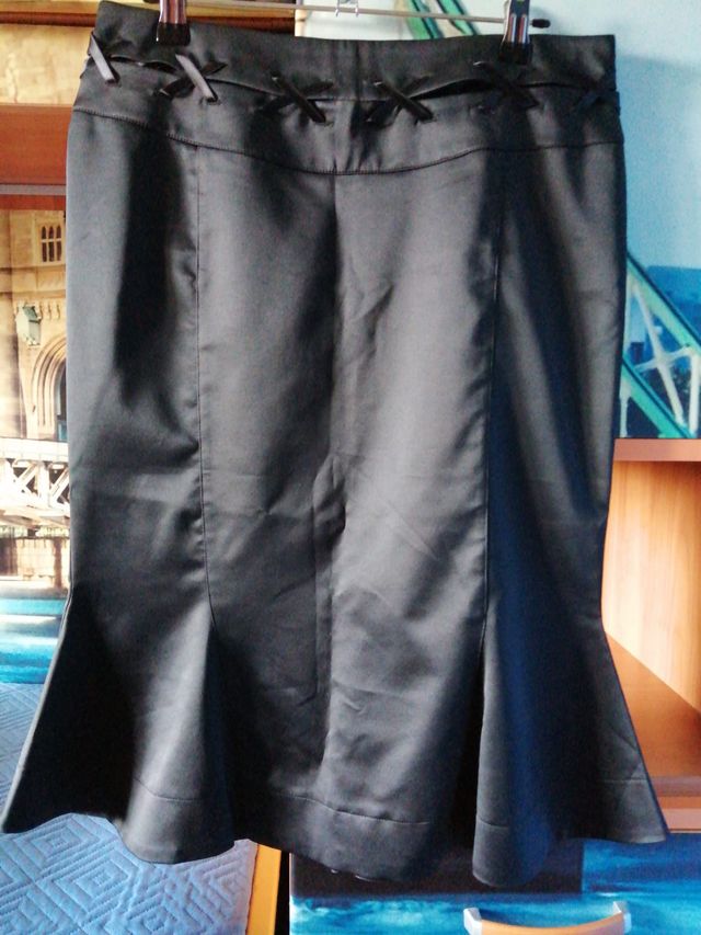 Gonna nera lucida Just Cavalli, taglia M (42 IT)