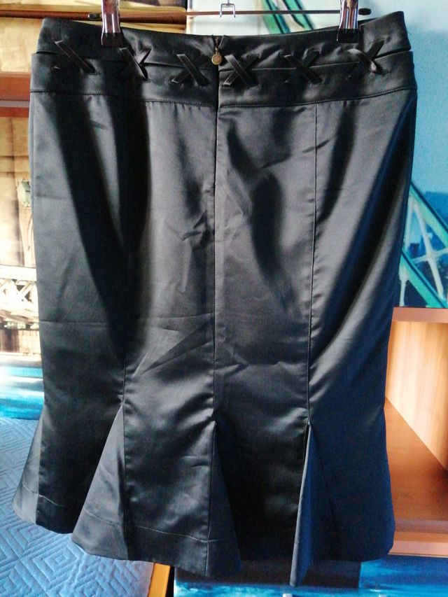 Gonna nera lucida Just Cavalli, taglia M (42 IT)