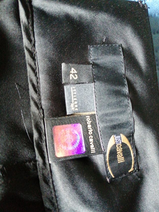 Gonna nera lucida Just Cavalli, taglia M (42 IT)