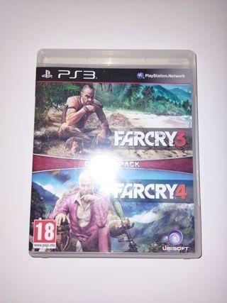 Juego PS3 Farcry 3 y 4