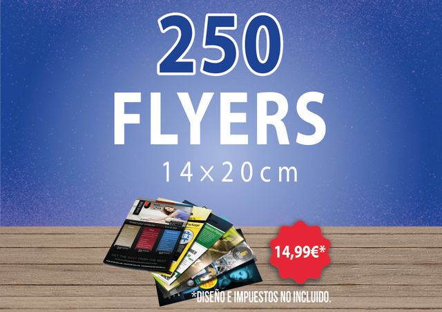 GANGA DE 250 FLYERS RÁPIDO