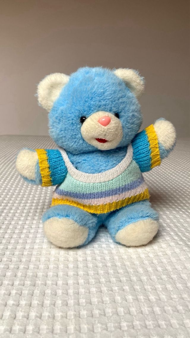 Peluche oso azul 26cm