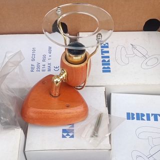 faretto da interno colore noce