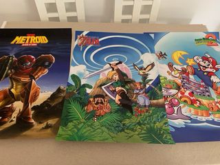 Pack 3 posters Nintendo Zelda Super Mario