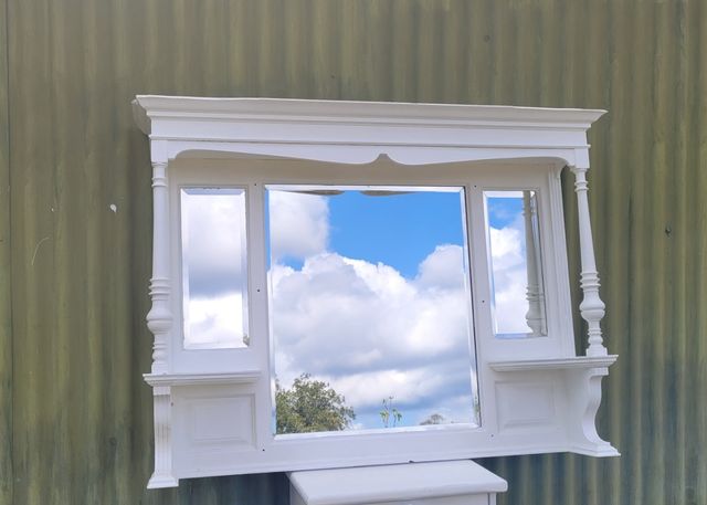 Espejo de bano antigu