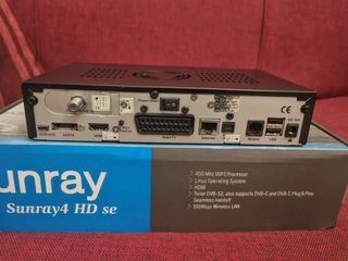 SUNRAY4 DM800HD SE- TVSAT - SIM 2.10 TUNER SAT